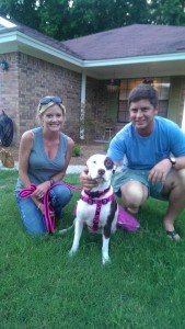 Ava with her new family!