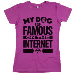 My-Dog-Is-Famous-On-The-Internet-Womens-Tee-Purple